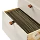 Trey Dove Poplar Wide Filing Cabinet Desk System