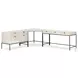 Trey Dove Poplar Wide Filing Cabinet Desk System