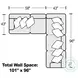 Polaris Sugar Performance Fabric Sectional with RAF Section