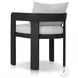 Jackson Alessi Linen Outdoor Metal Dining Chair