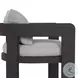 Jackson Concha Fog Outdoor Metal Dining Chair