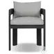 Jackson Concha Fog Outdoor Metal Dining Chair
