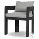 Jackson Concha Fog Outdoor Metal Dining Chair