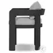 Jackson Concha Fog Outdoor Metal Dining Chair