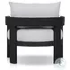 Jackson Alessi Linen Outdoor Metal Chair