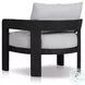 Jackson Alessi Linen Outdoor Metal Chair