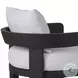 Jackson Alessi Linen Outdoor Metal Chair