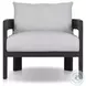 Jackson Alessi Linen Outdoor Metal Chair