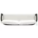 Jackson Alessi Linen 96" Upholstered Outdoor Metal Sofa