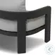 Jackson Concha Fog 96" Upholstered Outdoor Metal Sofa