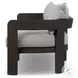 Jackson Concha Fog 96" Upholstered Outdoor Metal Sofa