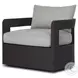 Jackson Concha Fog Outdoor Metal Swivel Chair