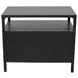 Avery Black 2 Drawers Nightstand