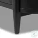 Tolle Drifted Matte Black Veneer 6 Drawer Dresser