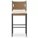 Miller Liller Flax Outdoor Woven Bar Stool