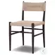 Lomas Textured Dune Outdoor Metal Dining Chair Set of 2