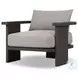 Tahana Casa Grey Performance Fabric Upholstered Outdoor Metal Living Room Set