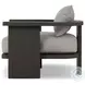 Tahana Casa Grey Performance Fabric Upholstered Outdoor Metal Living Room Set