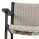 Delano Ivory Rope Outdoor Metal Chair