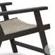 Delano Ivory Rope Outdoor Metal Chair