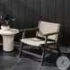 Delano Ivory Rope Outdoor Metal Chair