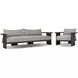 Tahana Casa Grey Performance Fabric Upholstered Outdoor Metal Living Room Set