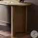 Paden Worn Oak 65" Oval Desk