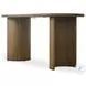 Paden Worn Oak 65" Oval Desk