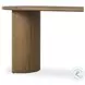 Paden Worn Oak 65" Oval Desk