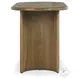 Paden Worn Oak 65" Oval Desk