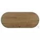 Paden Worn Oak 65" Oval Desk
