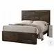 Elettra Rustic Walnut Eastern King Panel Bed