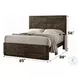 Elettra Rustic Walnut Eastern King Panel Bed