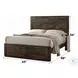 Elettra Rustic Walnut Queen Panel Bed