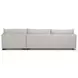 Wickham Alameda Snow Performance Fabric 2 Piece RAF Storage Sectional