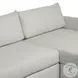 Wickham Alameda Snow Performance Fabric 2 Piece RAF Storage Sectional