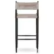Lomas Textured Dune Outdoor Metal Bar Stool