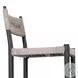 Lomas Textured Dune Outdoor Metal Bar Stool