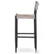 Lomas Textured Dune Outdoor Metal Bar Stool