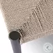 Lomas Textured Dune Outdoor Metal Counter Height Stool
