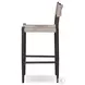 Lomas Textured Dune Outdoor Metal Counter Height Stool