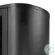 Pilar Charcoal Oak Veneer 2 Glass Door Cabinet