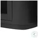 Pilar Charcoal Oak Veneer 2 Glass Door Cabinet