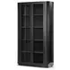 Pilar Charcoal Oak Veneer 2 Glass Door Cabinet