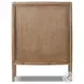 Glenview Weathered Oak 2 Glass Door Bar Cabinet