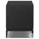 Rosenell Black Oak Veneer Closed 3 Drawer Nightstand