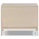 Rosenell Natural Oak Veneer Closed 3 Drawer Nightstand