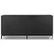 Rosenell Black Oak Veneer 6 Drawer Dresser