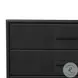 Rosenell Black Oak Veneer 6 Drawer Dresser