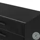 Rosenell Black Oak Veneer 6 Drawer Dresser